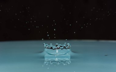 Arka plan üzerinde su damlası