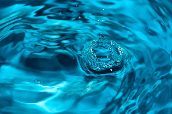 Chispas Agua Azul Fondo — Foto de Stock