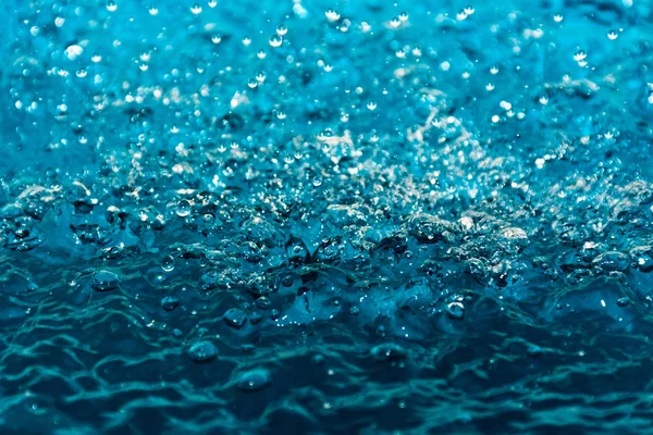 Splash Água Azul Fundo — Fotografia de Stock
