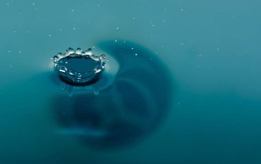 Splash arka plan mavi su