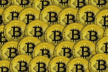  zemin üzerine altın bitcoin