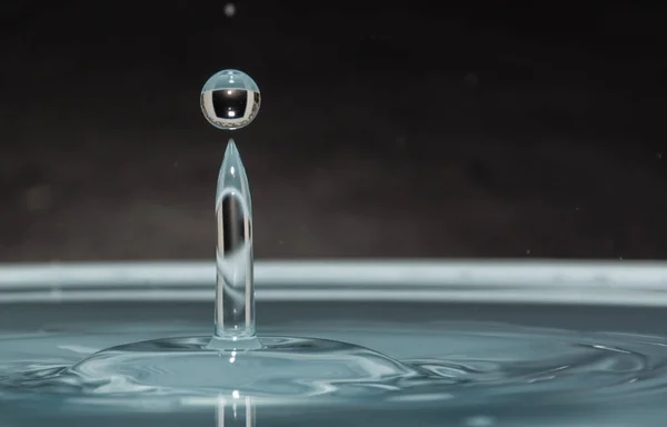 Waterdruppel Effect Achtergrond — Stockfoto
