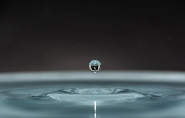 Water Drop Impact Background — Stock Photo, Image