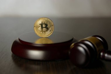  Bitcoin para arka plan üzerinde Kapat
