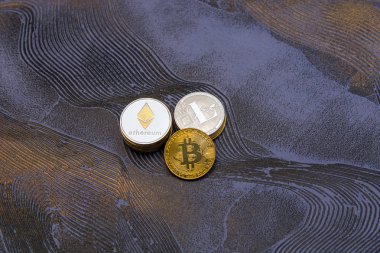  kripto para birimi: bitcoin litecoin ve ethereum 