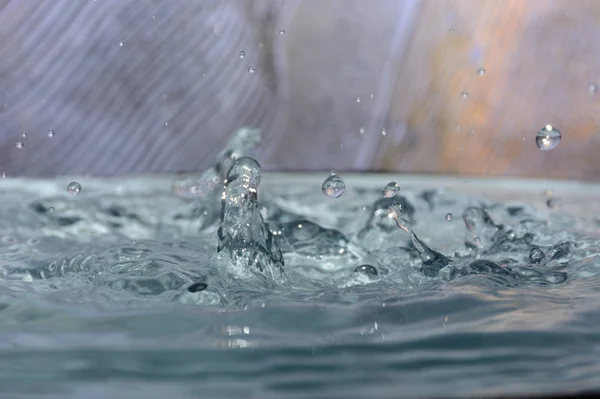 Schizzo Acqua Pulita Sullo Sfondo — Foto Stock