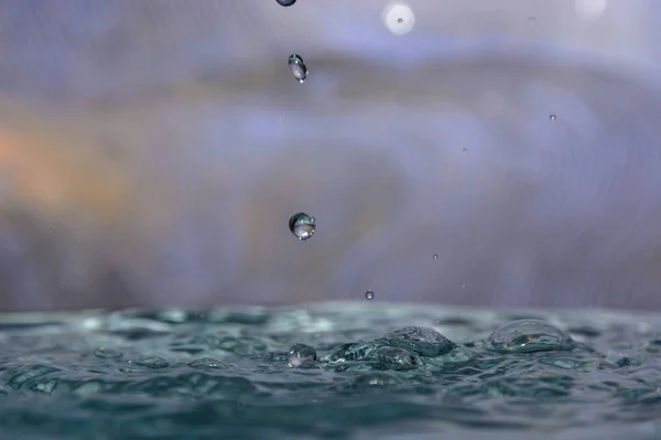 Salpicadura Agua Limpia Fondo — Foto de Stock