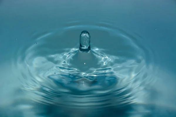 Salpicadura Agua Limpia Fondo — Foto de Stock