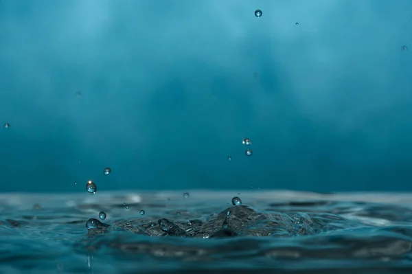 Éclaboussure Eau Propre Sur Fond — Photo