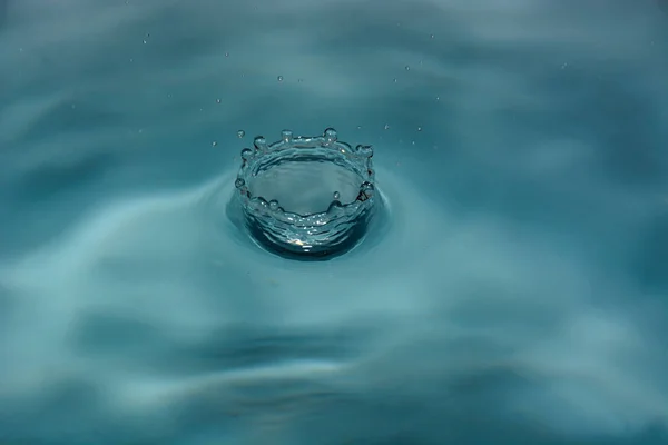 Droppar Rent Vatten — Stockfoto