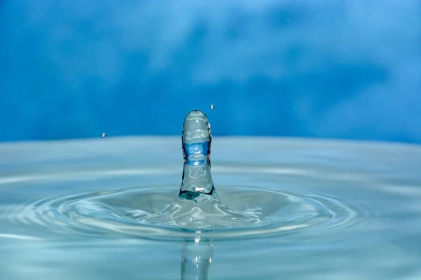 Salpicadura Agua Limpia Fondo — Foto de Stock