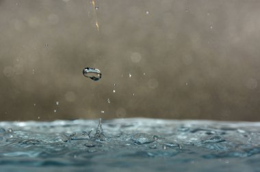 Splash arka plan üzerinde temiz su