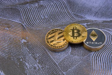  kripto para birimi: bitcoin litecoin ve ethereum 