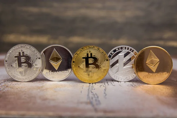  kripto para birimi: bitcoin litecoin ve ethereum 