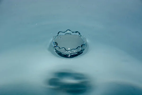 Salpicadura Agua Limpia Fondo — Foto de Stock