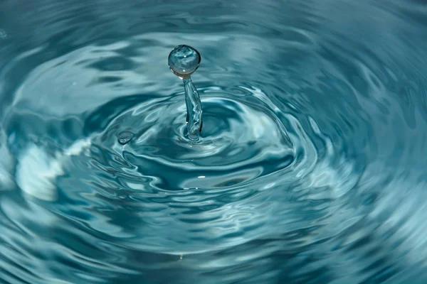 Salpicadura Agua Limpia Fondo — Foto de Stock