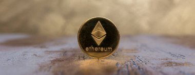 Arka plan üzerinde kripto para birimi Ethereum