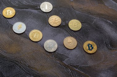  zemin üzerine altın bitcoin