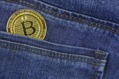 Bitcoin mavi kot pantolon cebinde yatıyor