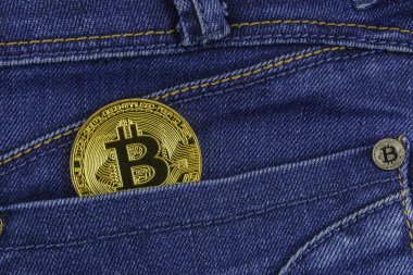 Bitcoin mavi kot pantolon cebinde yatıyor