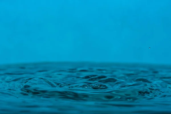Drop Clean Blue Water Royalty Free Stock Photos