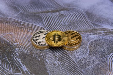  kripto para birimi: bitcoin litecoin ve ethereum 