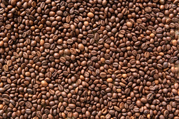 Aroma Kaffeebohnen Hintergrund — Stockfoto