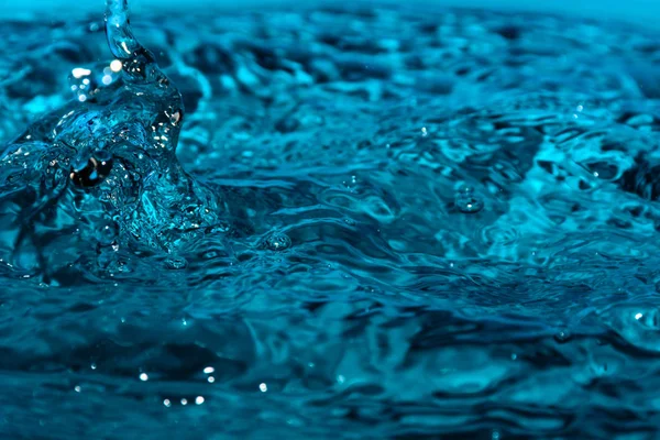 Temiz Mavi Damla — Stok fotoğraf