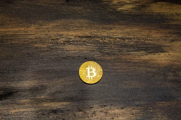 Крупный План Bitcoin Фоне Концепция Криптовалюты — стоковое фото