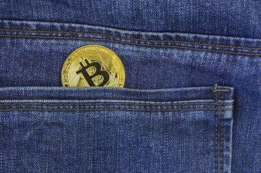 Bitcoin mavi kot pantolon cebinde yatıyor