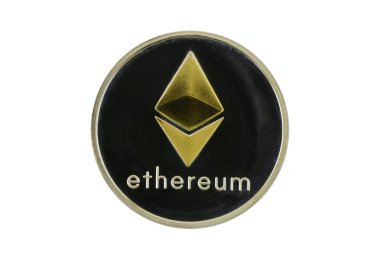 ethereum görünümü arka plan, kripto para birimi kavramı üzerine kadar kapatın