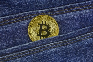 Bitcoin mavi kot pantolon cebinde yatıyor