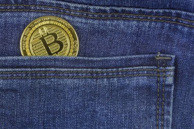 Bitcoin mavi kot pantolon cebinde yatıyor