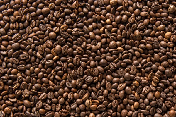 Aroma Koffiebonen Achtergrond — Stockfoto