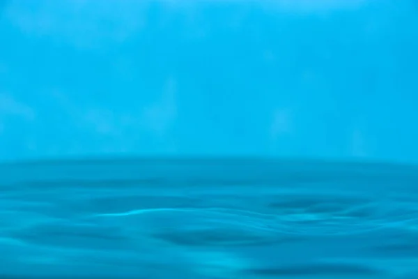 Gota Água Azul Limpa — Fotografia de Stock