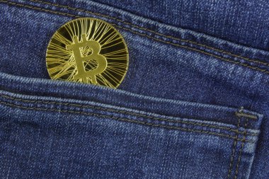 Bitcoin mavi kot pantolon cebinde yatıyor