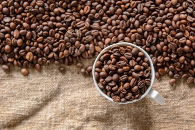 Aroma kahvenin arka plan