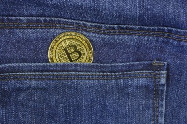 Bitcoin mavi kot pantolon cebinde yatıyor