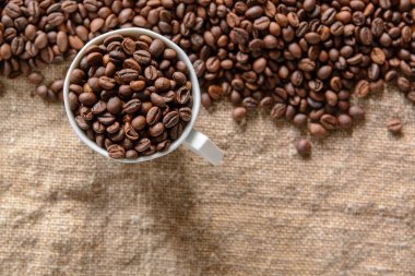 Aroma kahvenin arka plan