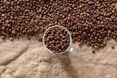 Aroma kahvenin arka plan