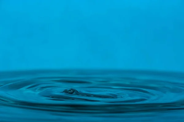 Gota Água Azul Limpa — Fotografia de Stock