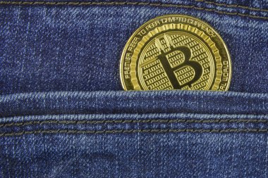 Bitcoin mavi kot pantolon cebinde yatıyor