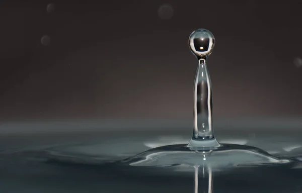 Drops Clean Water Background — Stock Photo, Image