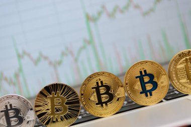  Bitcoins notebook klavye üzerinde durmak 