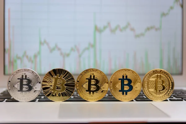  Bitcoins notebook klavye üzerinde durmak 
