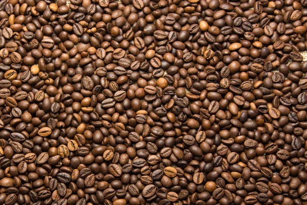 Aroma Kaffeebohnen Hintergrund — Stockfoto