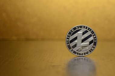  golden money on background,close up