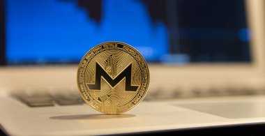  golden money on background,close up