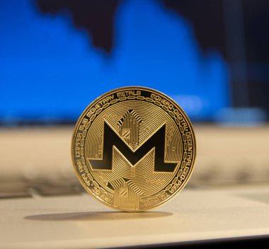  golden money on background,close up