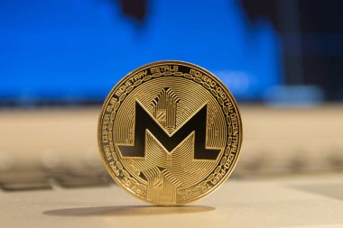  golden money on background,close up